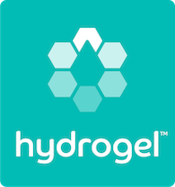 Hydrogel™ logo and blurb